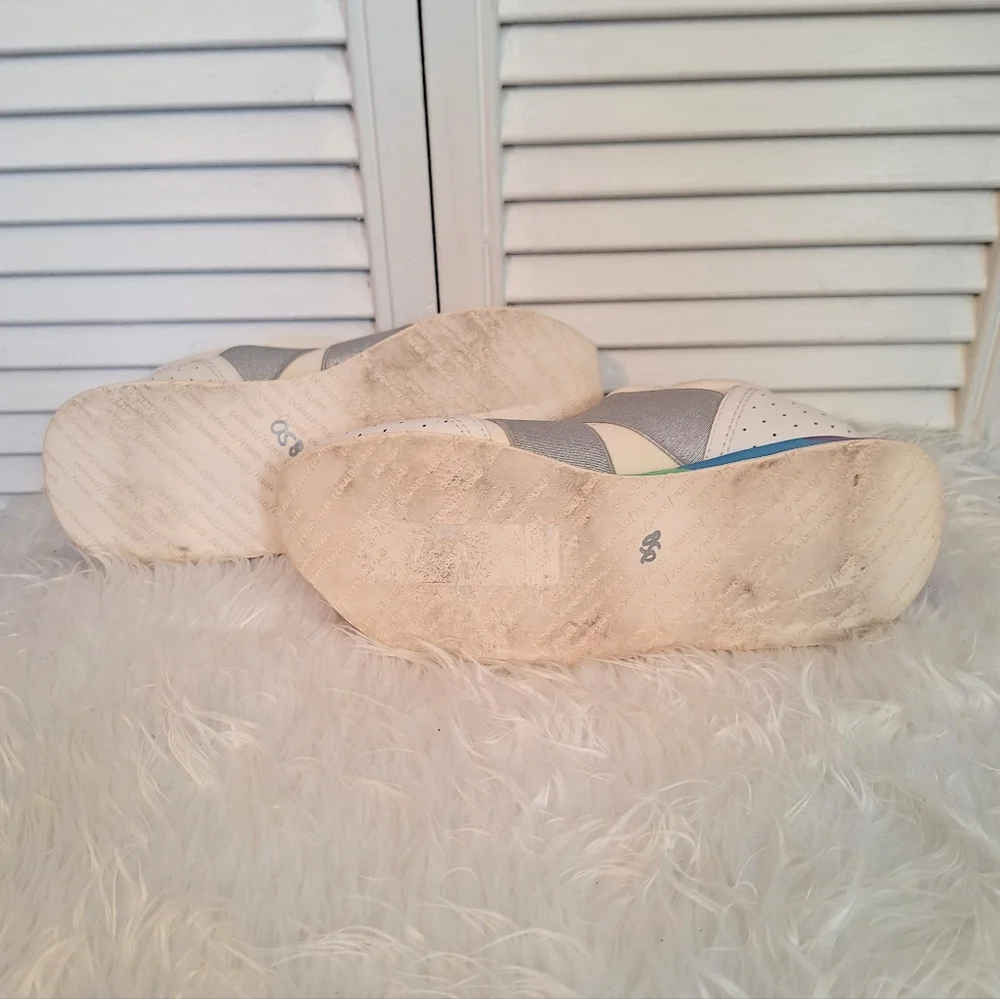 Donald Pliner Prix Leather Sneakers Sz 6.5 - Picture 6 of 6